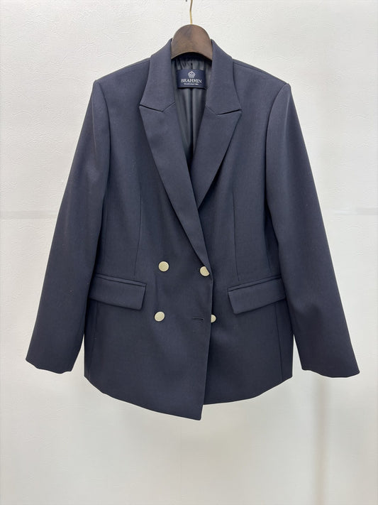 ウールブレンドダブルブレストジャケット