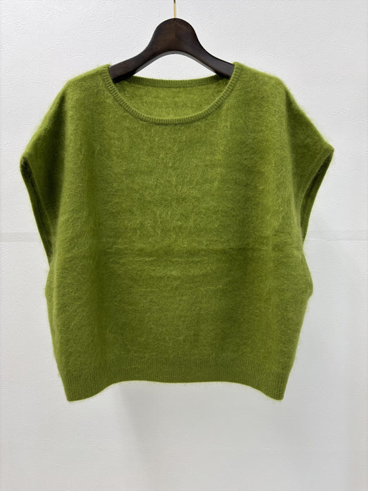 ウールカシミヤニットベスト