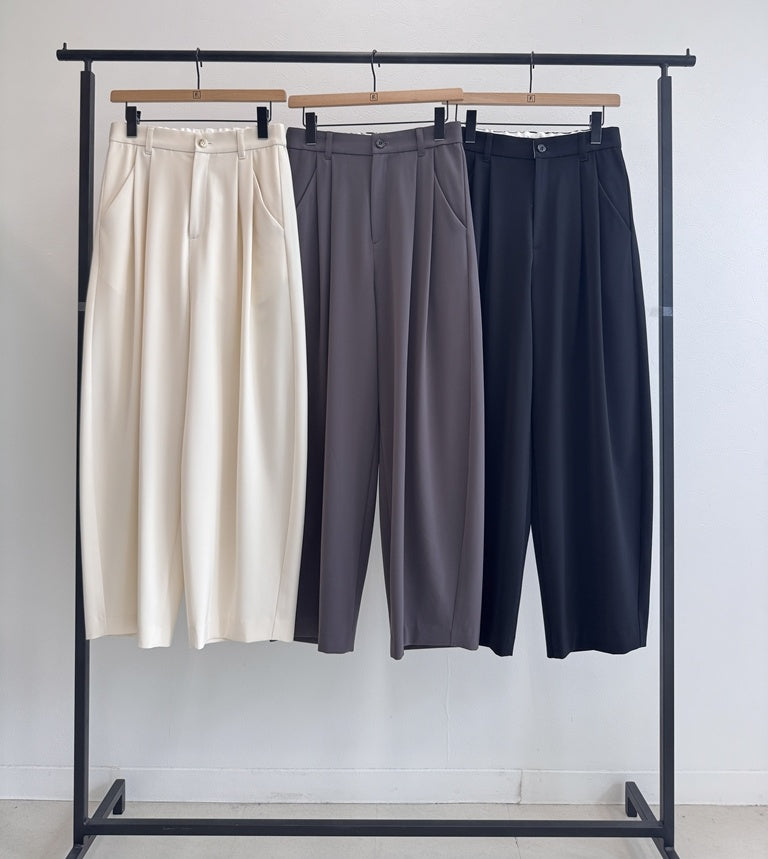 2WAYストレッチ バレルシルエットパンツ（サブ1）