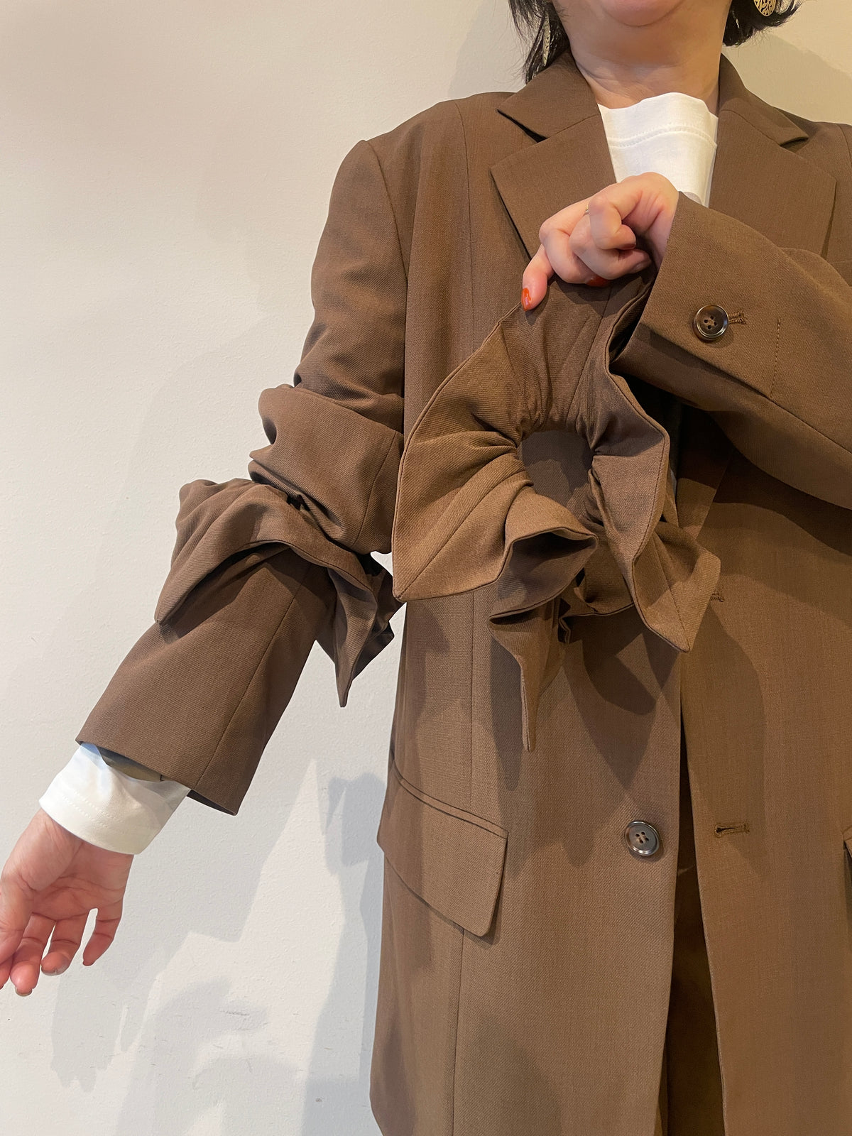 Tailored Jacket & Scrunchie Set（着用1）