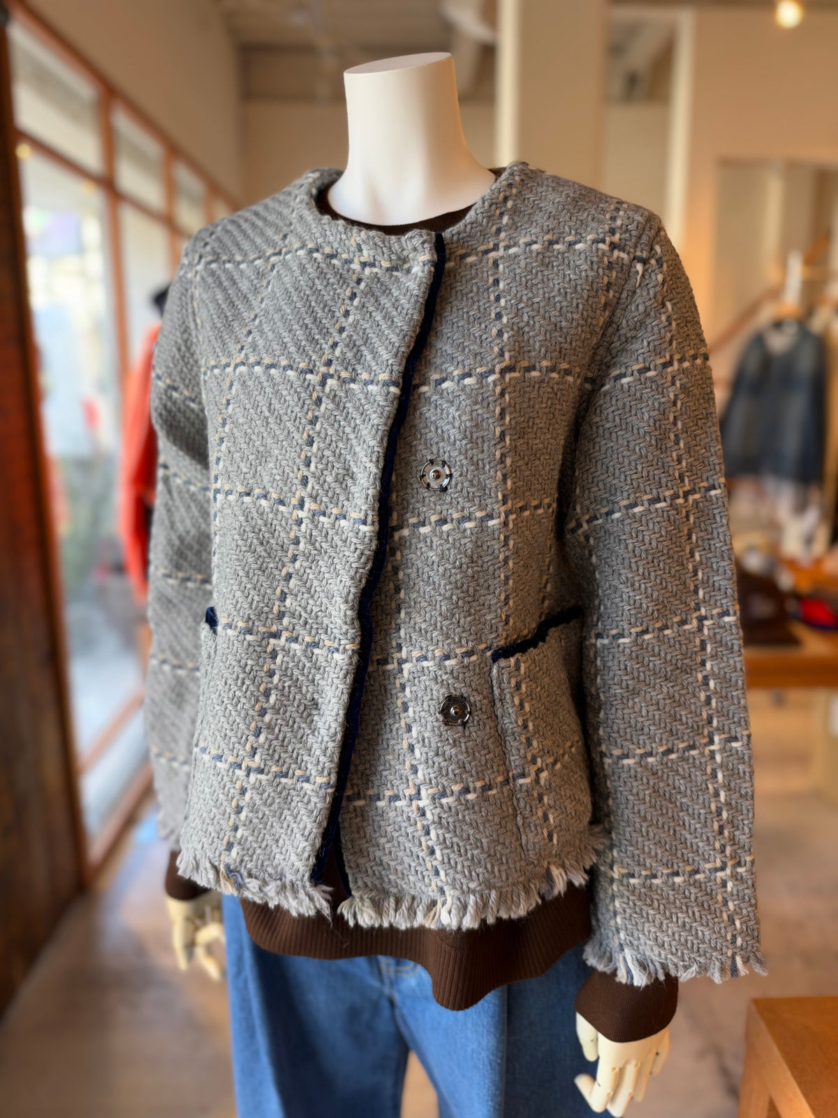 Asymmetric Jacket（Simple Lt Grey）