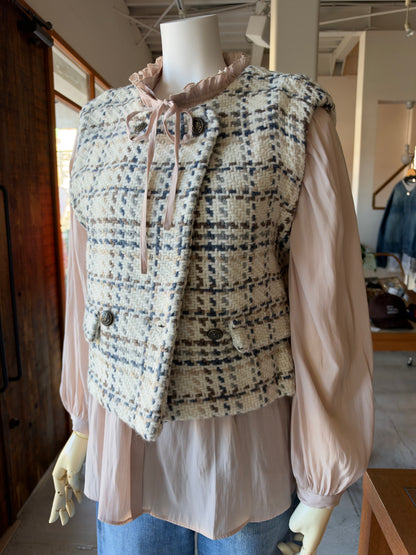 Dbl Breast Waistcoat（Slane Multi GG）